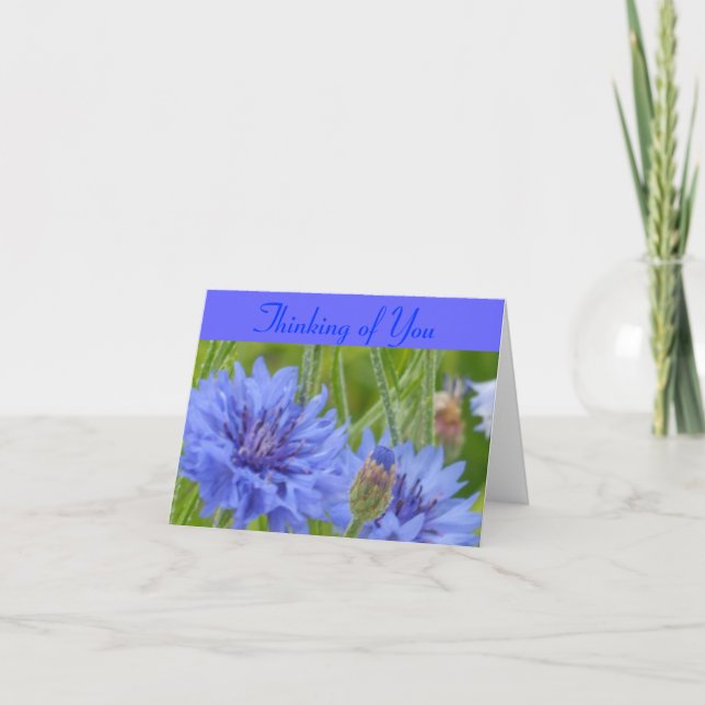 Cornflower Blues Card (Front)