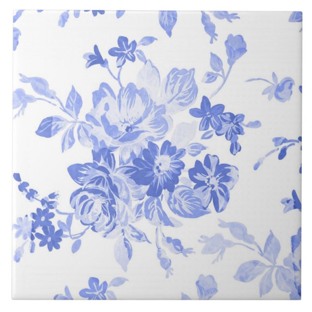CornFlower Ceramic Tile (Front)