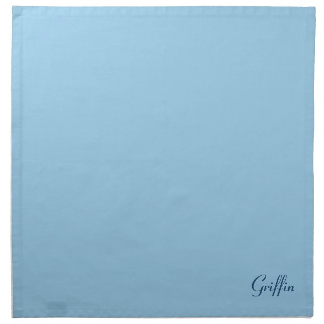 Cornflower Cloth Napkin (Front)