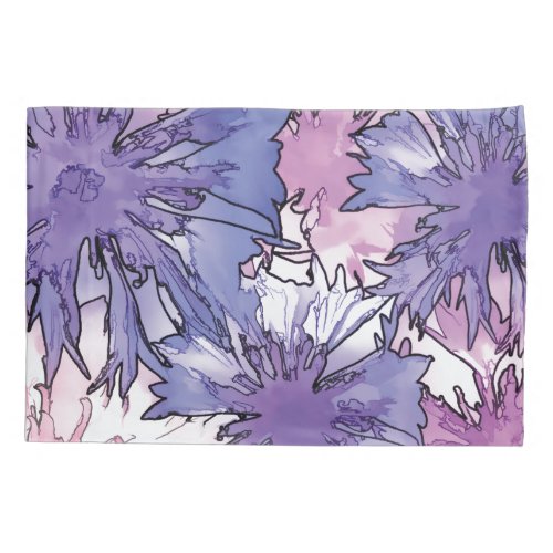 Cornflower Collage Pillow Case