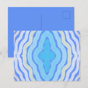 Cornflower Complimentary Colors Shabby Chic Design Postcard
