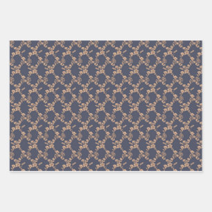 Cornflower lattice Wrapping Paper
