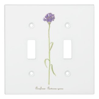 Cornflower  light switch cover