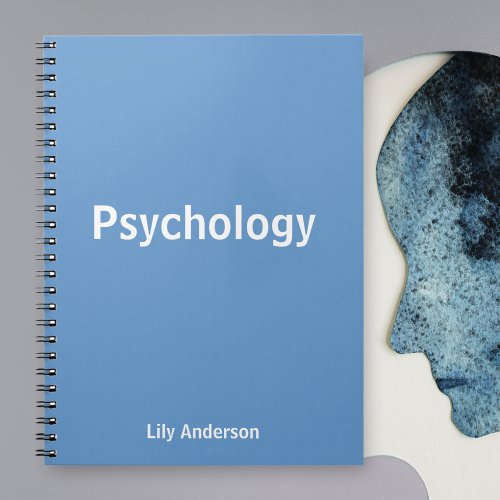 Cornflower Reflections Personalized Psychology Notebook