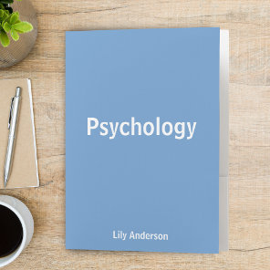 Cornflower Reflections: Personalized Psychology Pocket Folder