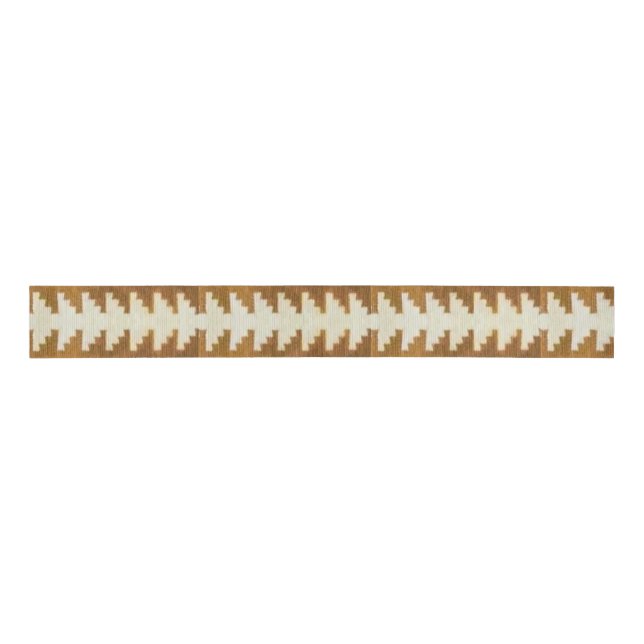 Cornflower Tribal Arrow Grosgrain Ribbon (Front)