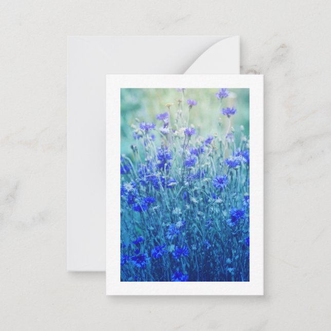 Cornflowers Note Card (Front)