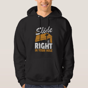 Cornhole Art For Men Women Corn Hole Team Player M Hoodie