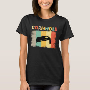 Cornhole Bag Cornhole Set Toss Game Retro Vintage T-Shirt