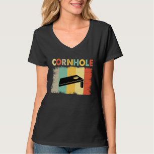 Cornhole Bag Cornhole Set Toss Game Retro Vintage  T-Shirt