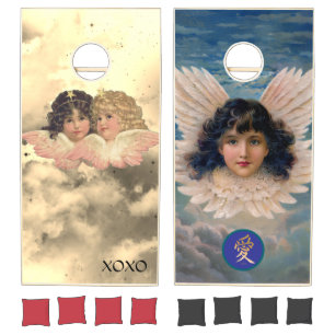 CORNHOLE BAG TOSS GAME VINTAGE ANGELS