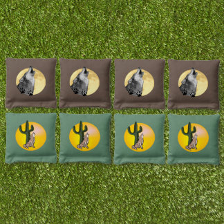 Cornhole Bags, Wildlife, Set of 8 Cornhole Bags