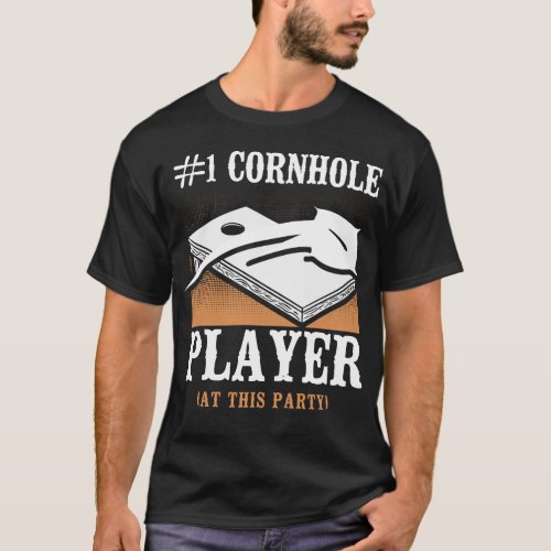 Cornhole Bean Bag 1 Cornhole Player At This T_Shirt