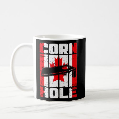 Cornhole board bags Canada flag Canadian  men wome Coffee Mug