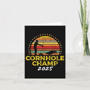 Cornhole Champion 2025, Cornhole Bags Tournament W Card
