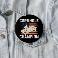 Cornhole Champion American Flag USA 4th OF July