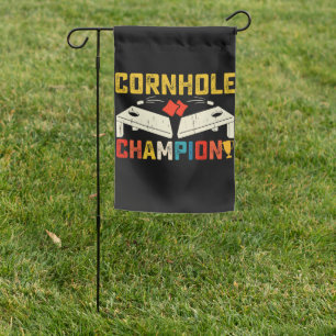 Cornhole Champion American USA 4th Of July Garden Flag