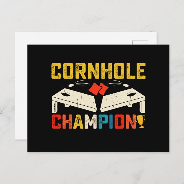 Cornhole Champion American USA 4th Of July  Postcard (Front/Back)