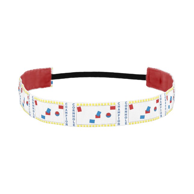 Cornhole Champion Athletic Headband (Front)