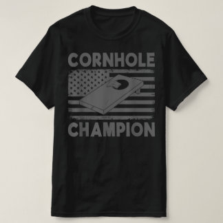 Cornhole Champion Cornhole Team Bean Bag Funny T-Shirt