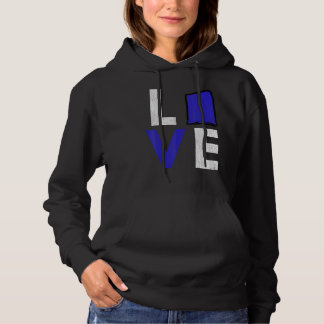 Cornhole Corn Hole LOVE Hoodie