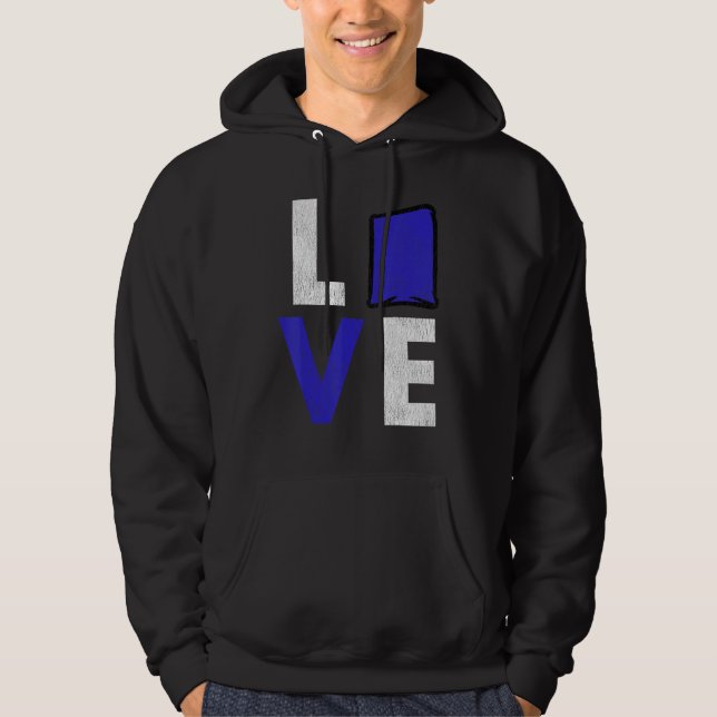 Cornhole Corn Hole LOVE Hoodie (Front)