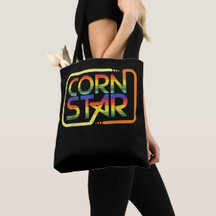 Cornhole Corn Star Tee Cornhole Tee Tote Bag
