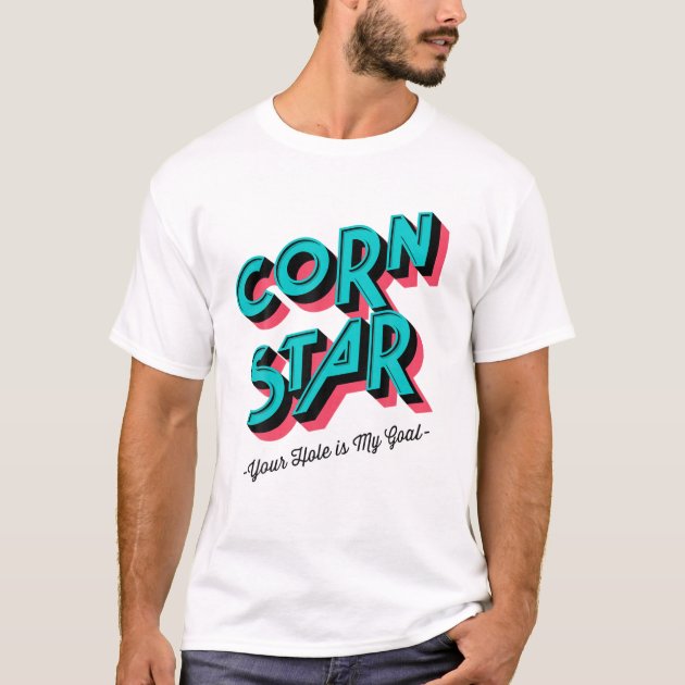 Corn Star Funny Cornhole Tournament T-Shirt Men's Cornhole Shirt 