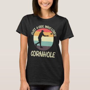 Cornhole Designs For Girls Kids Bean Bag Toss Play T-Shirt
