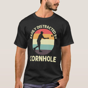 Cornhole Designs For Men Women Bean Bag Toss Pla T-Shirt