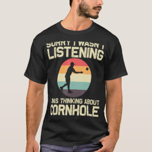 Cornhole Designs For Men Women Bean Bag Toss Playe T-Shirt