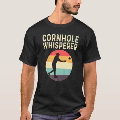 Cornhole Designs For Men Women Bean Bag Toss Playe T-Shirt