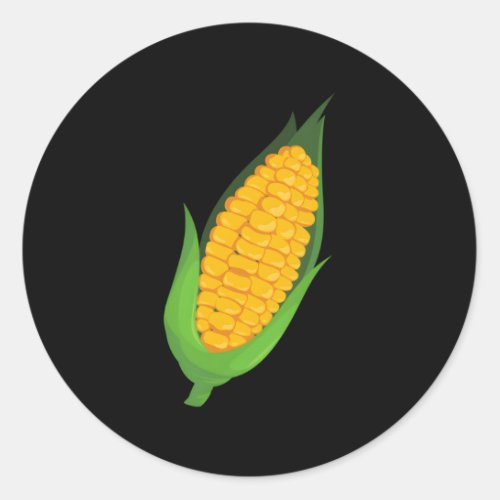 Cornhole For Corn On The Cob Classic Round Sticker