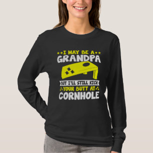 Cornhole for Men Grandpa Sack Toss Game T-Shirt