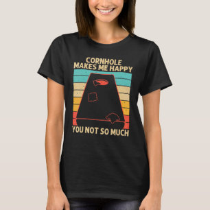 Cornhole For Men Women Sack Toss Game Bean Bag Pla T-Shirt