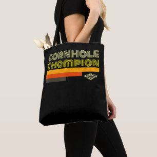 Cornhole Funny Vintage Christmas Gifts 70s Tote Bag