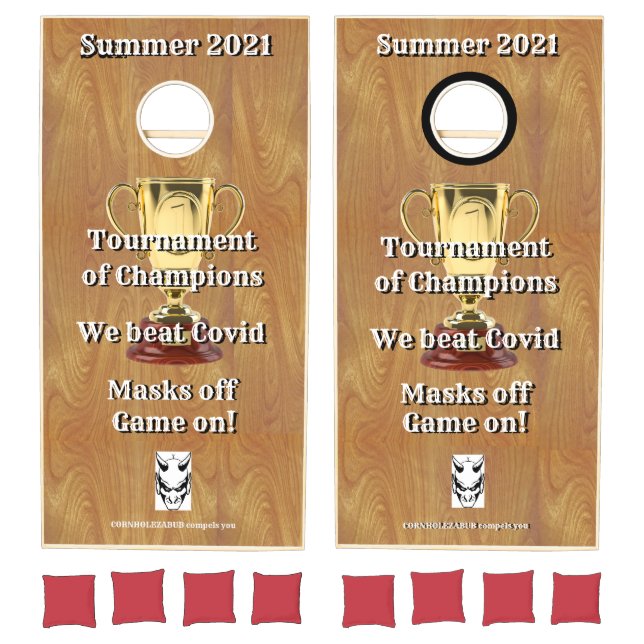 Cornhole Games Sports 2021 TOURNAMENT OF CHAMPIONS (Set)