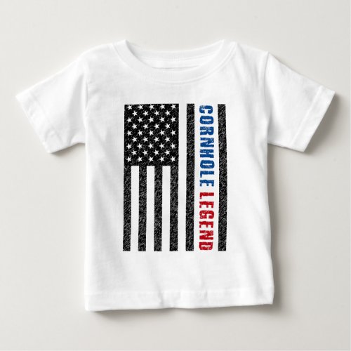 Cornhole Legend USA Baby T_Shirt