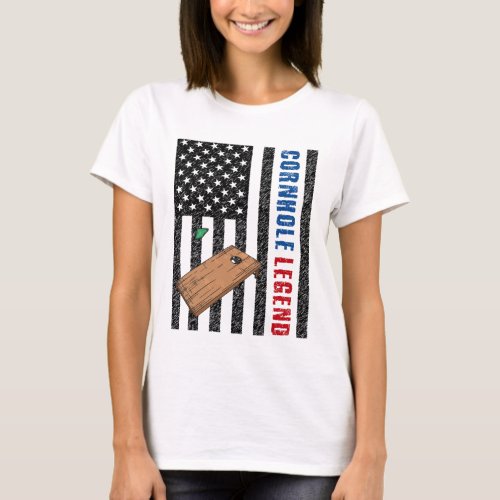 Cornhole Legend USA T_Shirt