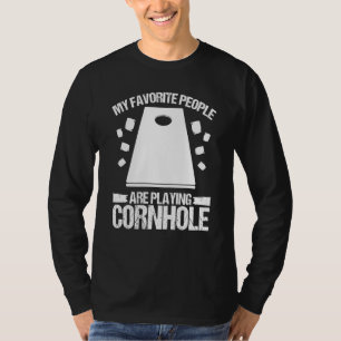 Cornhole Player Favorite People Throwing Cornhole T-Shirt