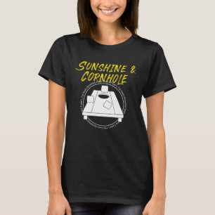 Cornhole Player Sack Tossing Summer Hobby T-Shirt