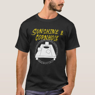 Cornhole Player Sack Tossing Summer Hobby T-Shirt