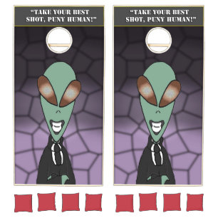Cornhole Playset - Area 51 Cartoon Set
