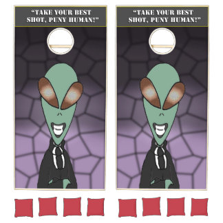 Cornhole Playset - Area 51 Cartoon Set