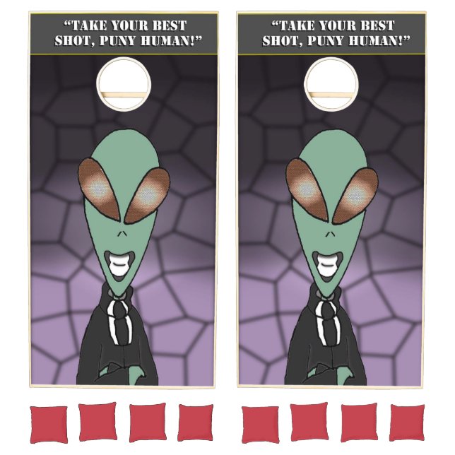 Cornhole Playset - Area 51 Cartoon Set (Set)