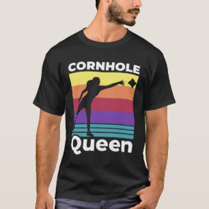 Cornhole Queen Cornhole Mom Cornhole Champion Corn T-Shirt