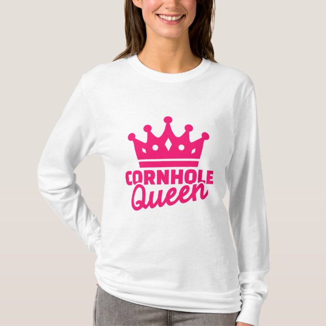 Cornhole queen T-Shirt (Front)