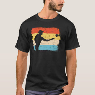Cornhole Retro Vintage Corn Hole Bean Bag Toss Co T-Shirt