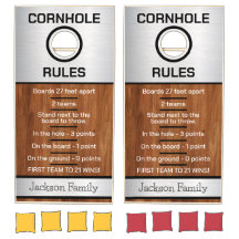 Cornhole Rules Customized