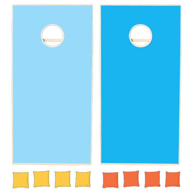 Cornhole Set Baby Blue & Dark Blue  (Set)